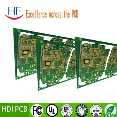Dört katmanlı HDI Kör Delik FR4 3mil 2.5mm gömülü PCB kartı